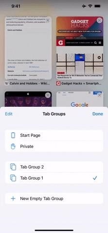 How to Create, Use, and Manage Tab Groups in Safari on Your iPhone