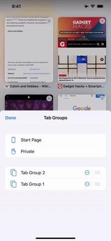 How to Create, Use, and Manage Tab Groups in Safari on Your iPhone