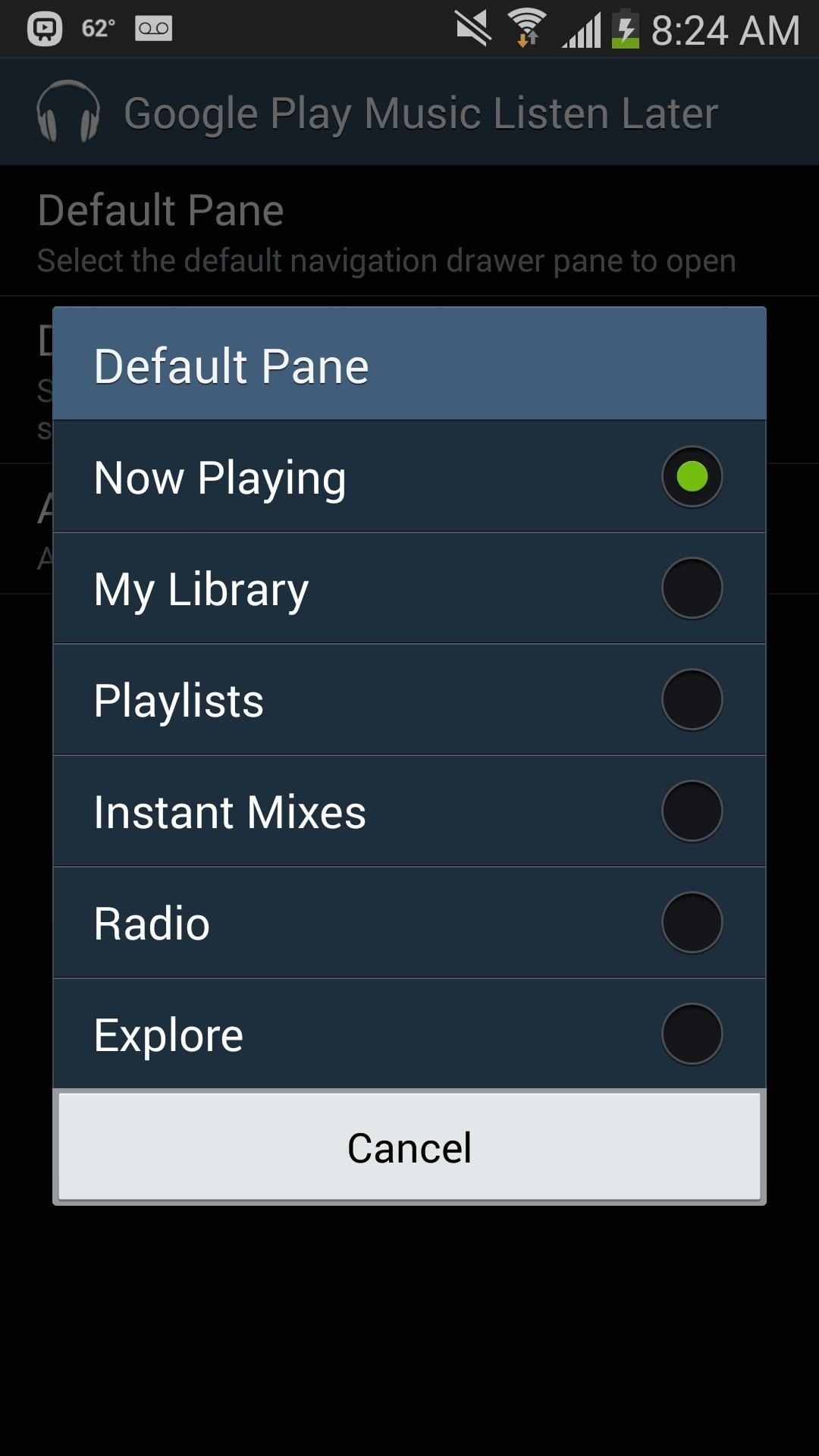 How to Customize the Default Landing Screen & Tab for Google Play Music on Your Galaxy Note 3