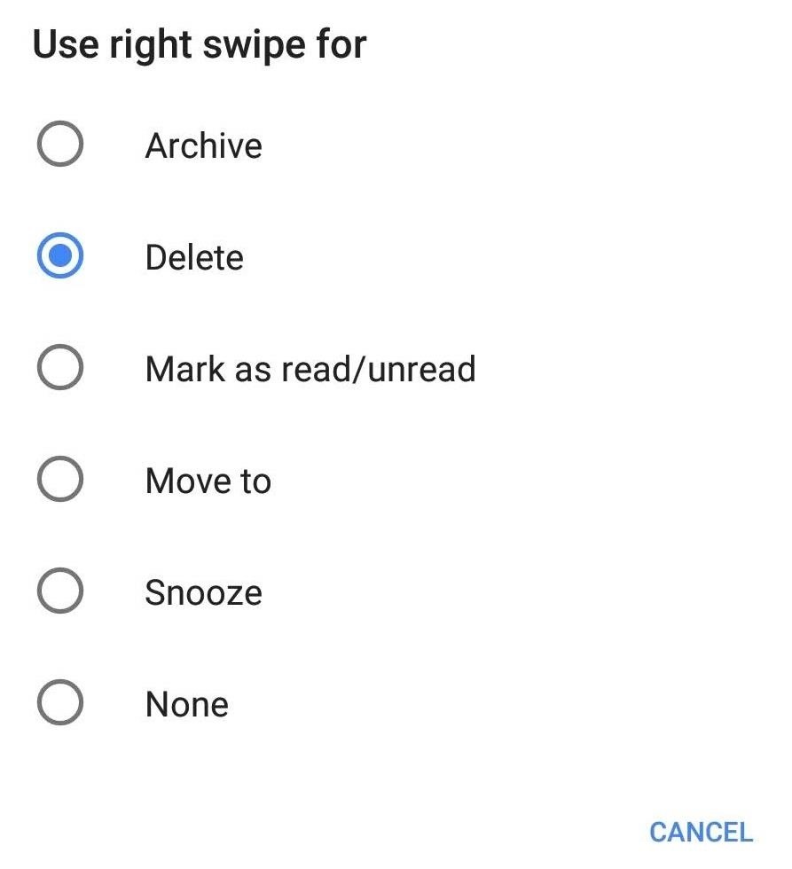 Customize Gmail's Swipe Actions So They're Not Just 'Delete' & 'Archive'