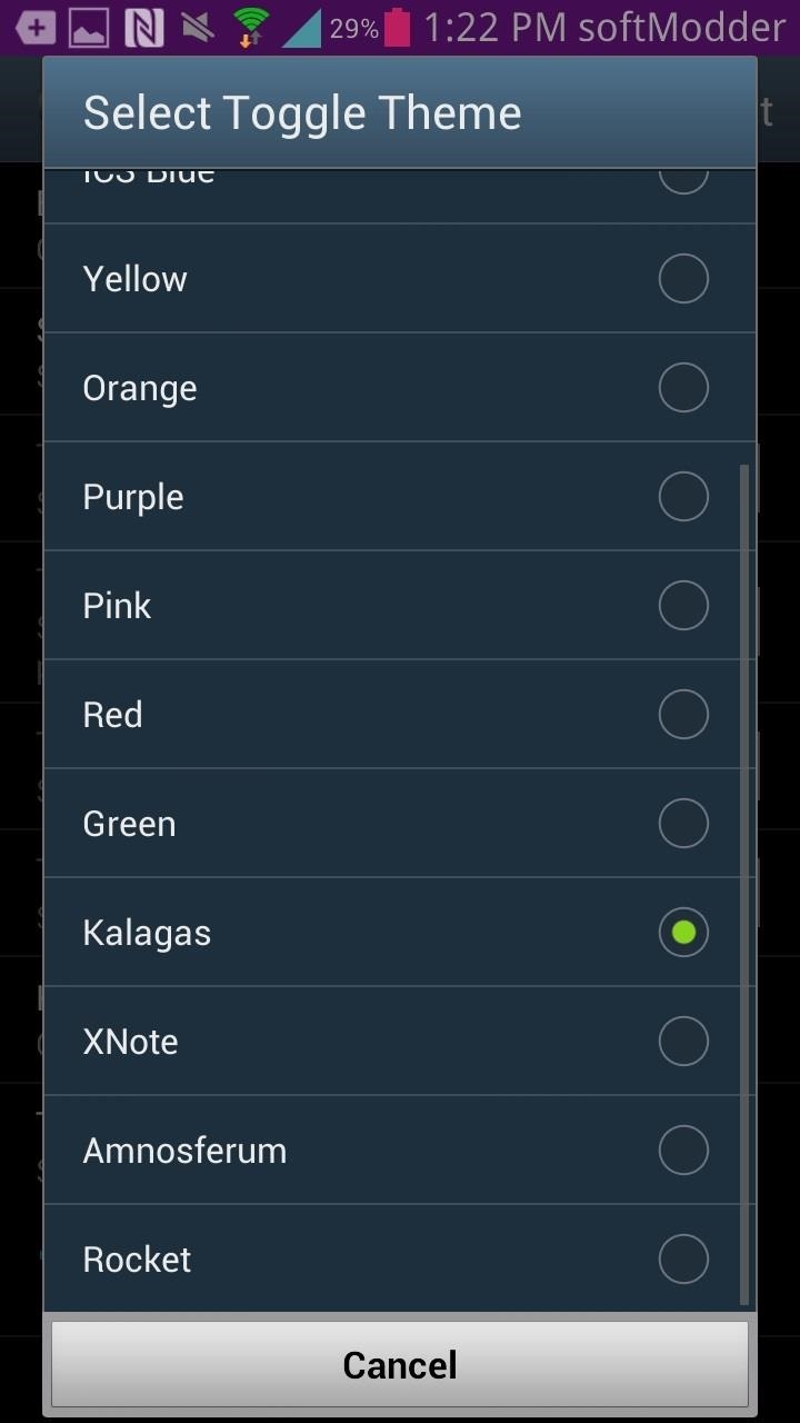 How to Customize Quick Settings Toggles with Colors, Photos, & New Icons on a Samsung Galaxy Note 2