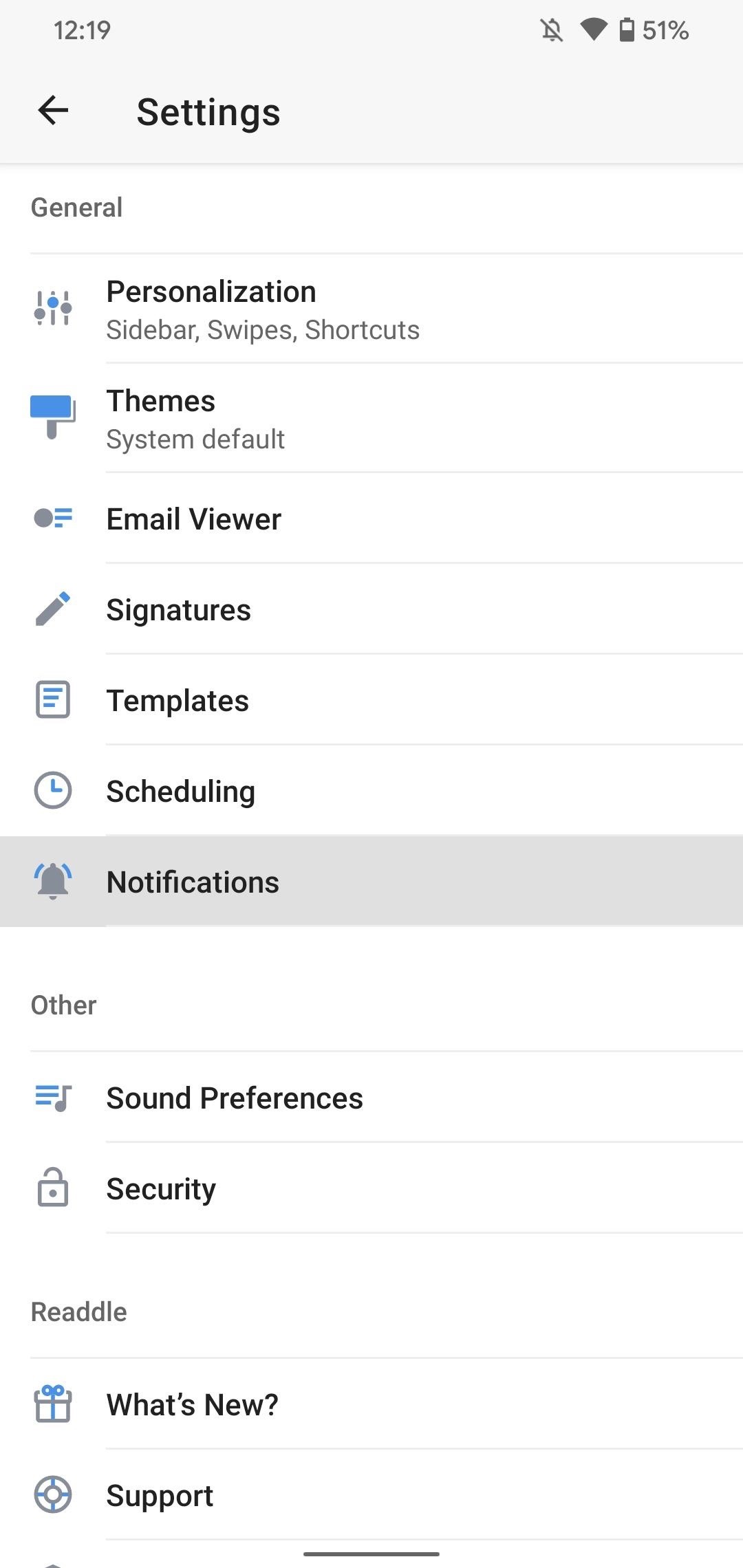 Customize Spark for Android Notifications with Lights, Sounds & Vibrations