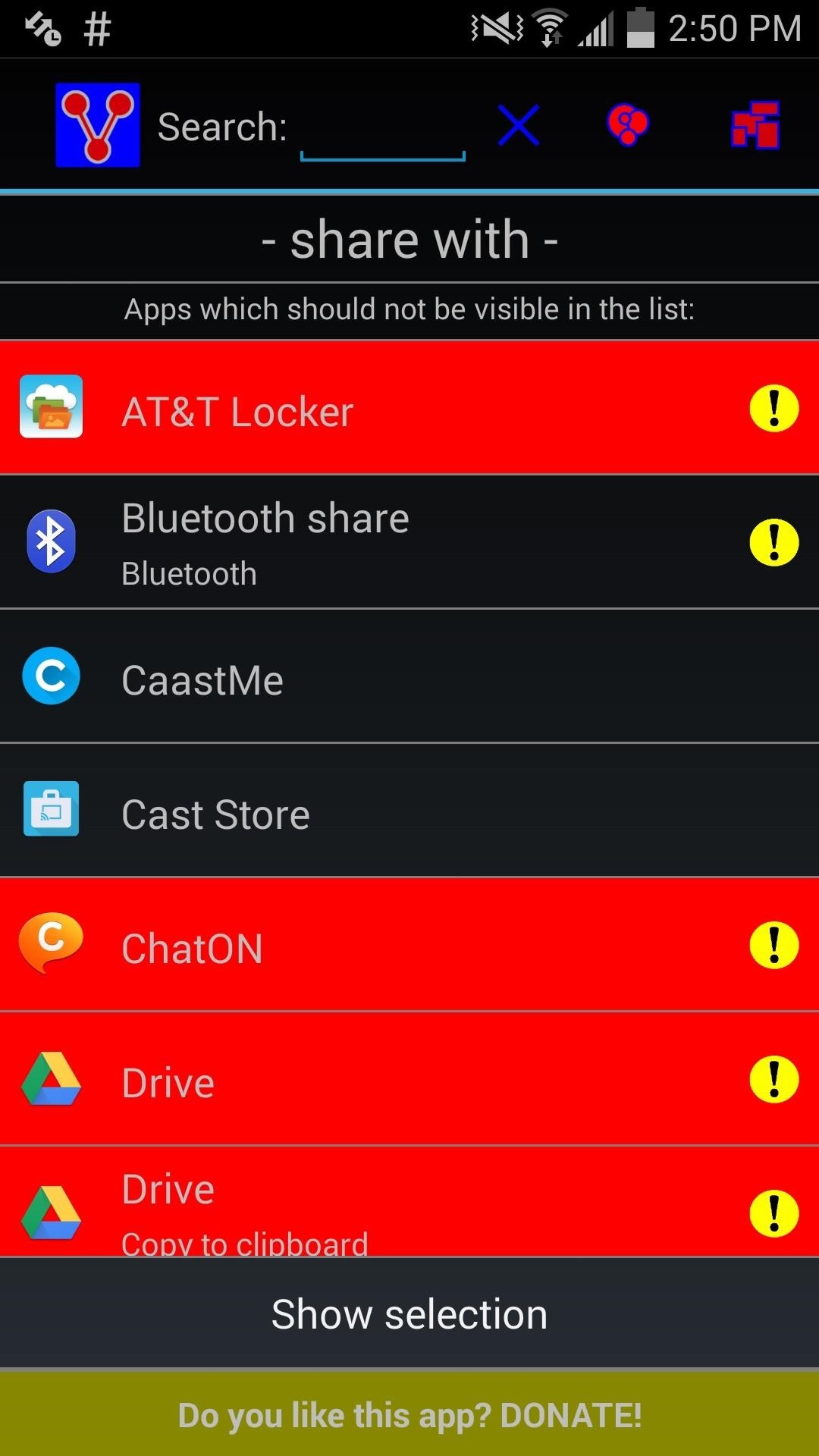 Customize Your Android's “Share via” & “Open with” List for Less App Clutter