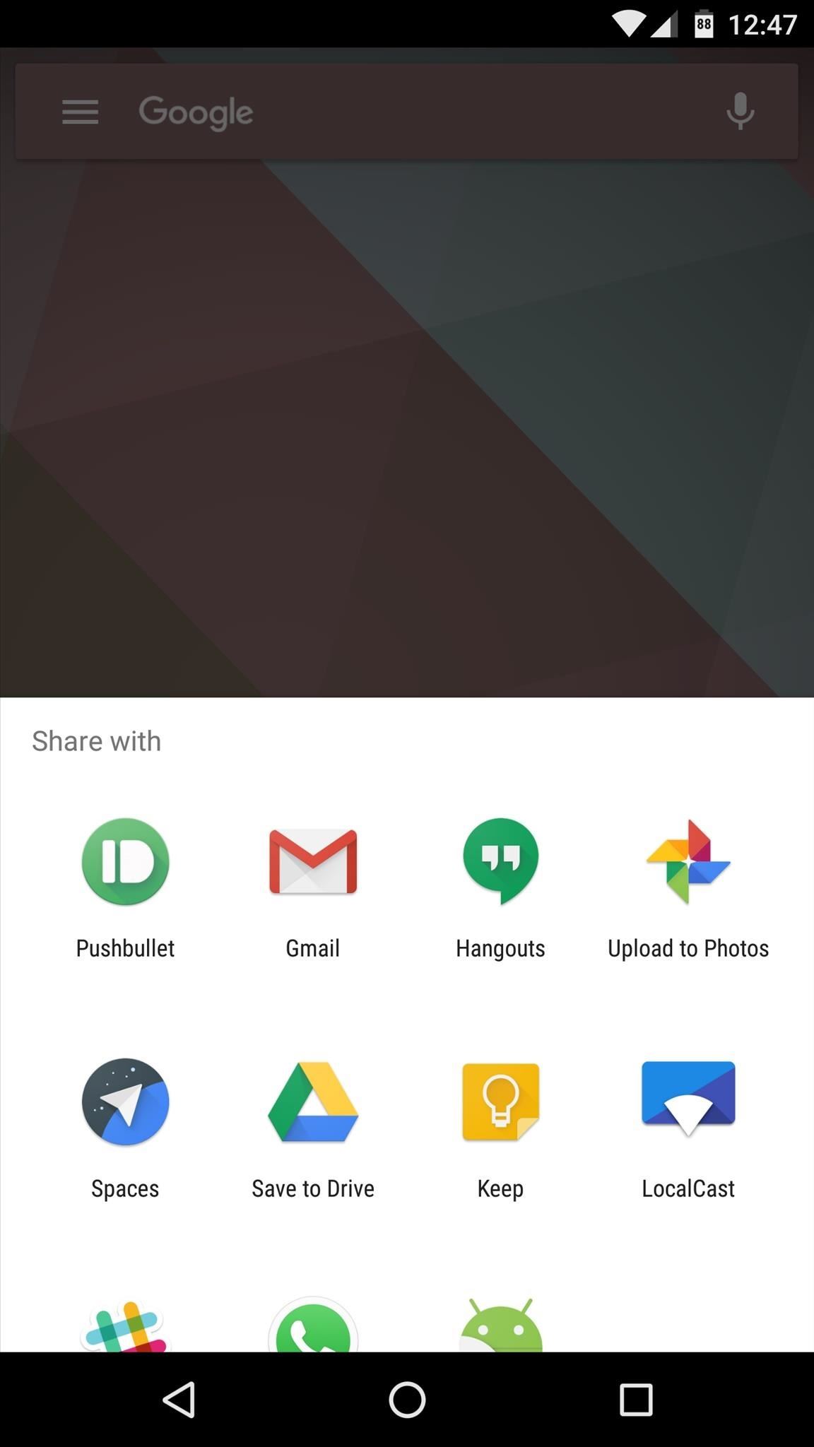 Declutter Your Share Menu on Android Marshmallow