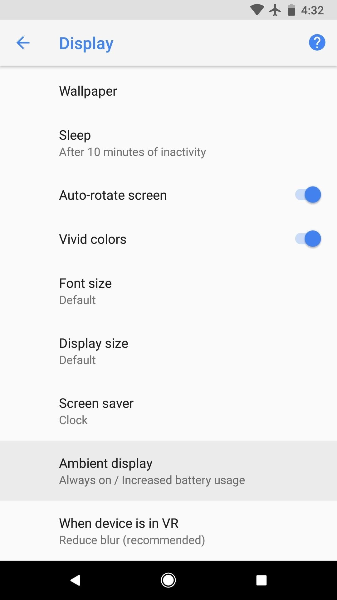 Disable the Always-on Ambient Display on Your Pixel 2 or Pixel 2 XL