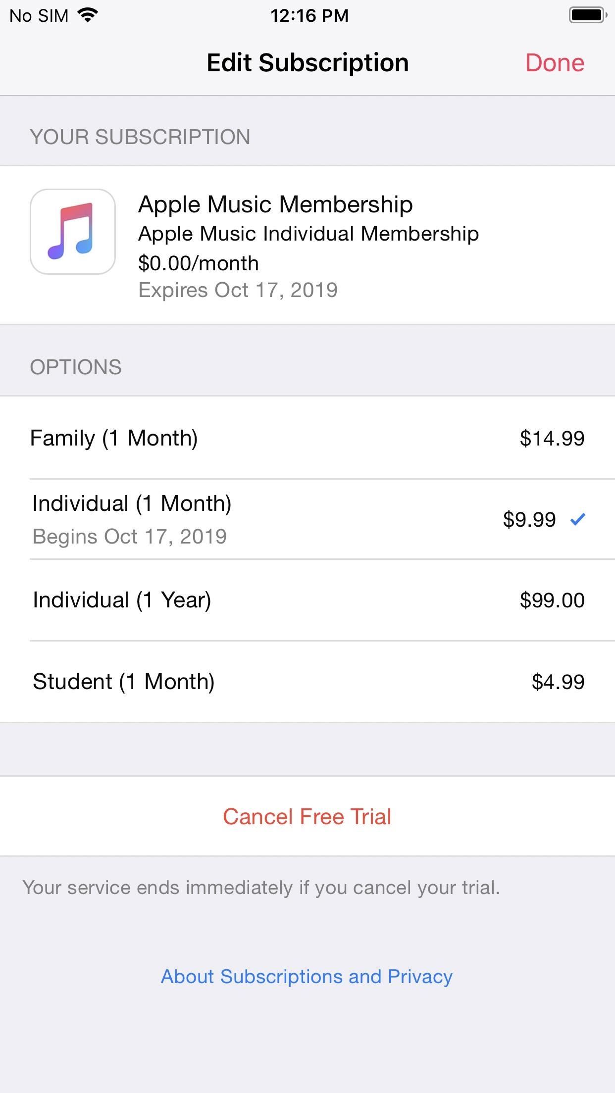 How to Disable Apple Music's Auto-Renewal for Free Trials So You Don't Get Charged