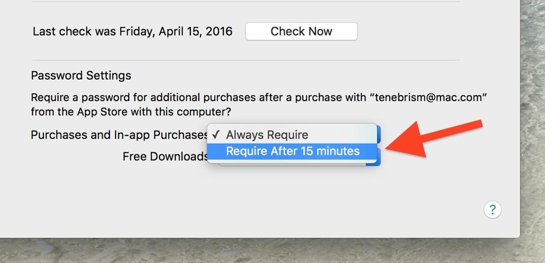 Disable Password Prompts When Downloading Free Apps in the Mac App Store