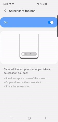 How to Disable the Post-Screenshot Toolbar Overlay on Your Samsung Galaxy