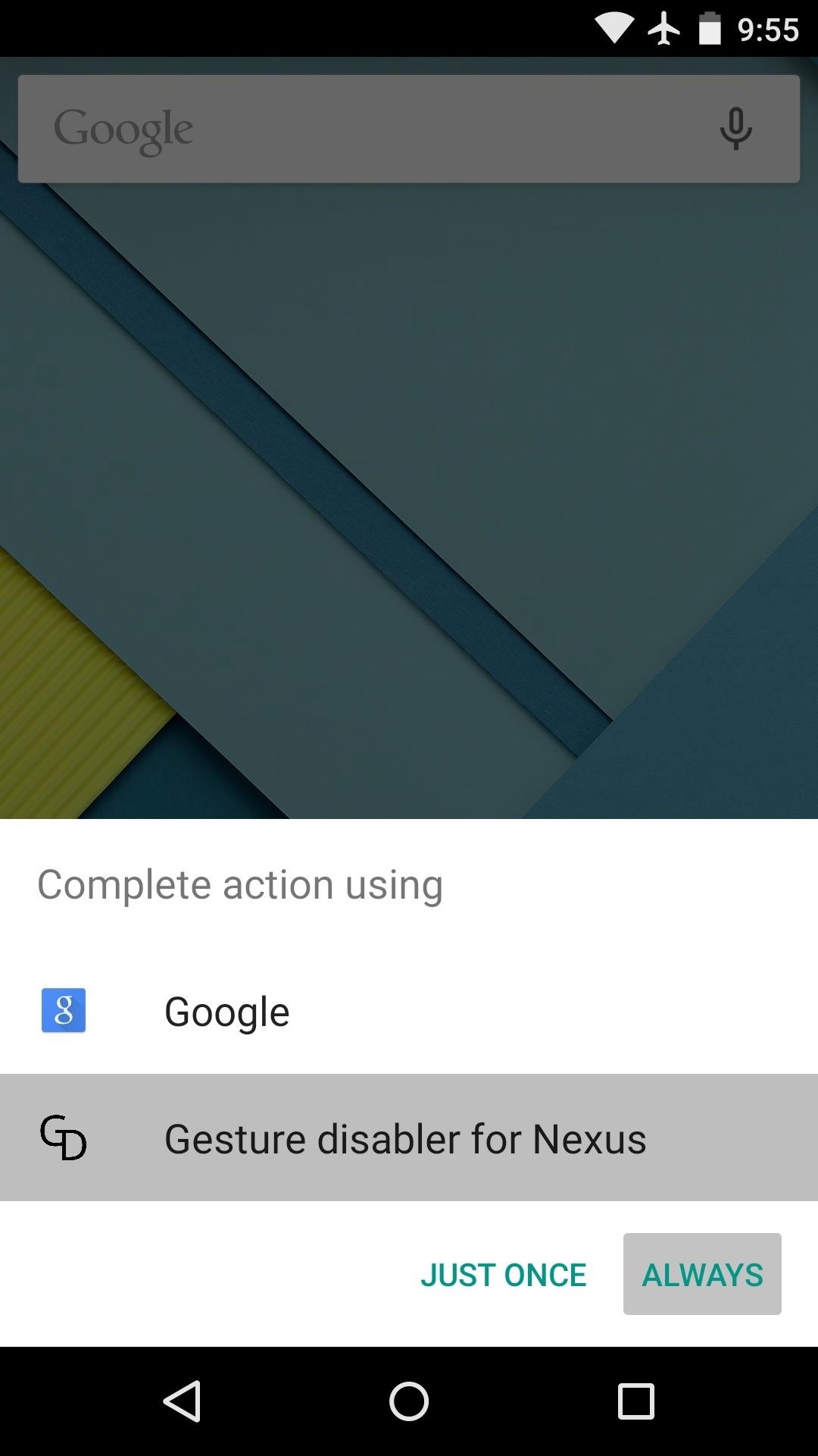 Disable the Redundant Google Now Swipe Gesture on Nexus Devices