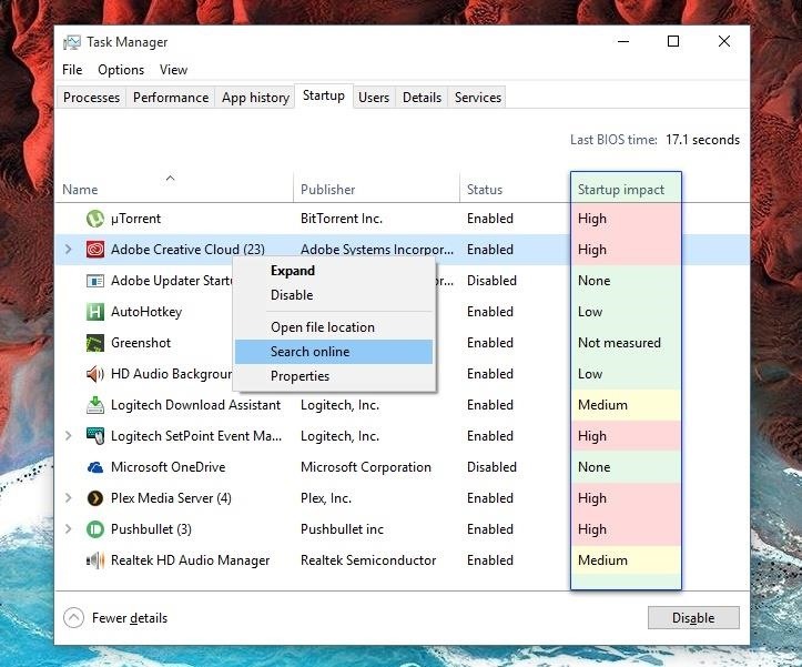 How to Disable Startup Programs in Windows 10