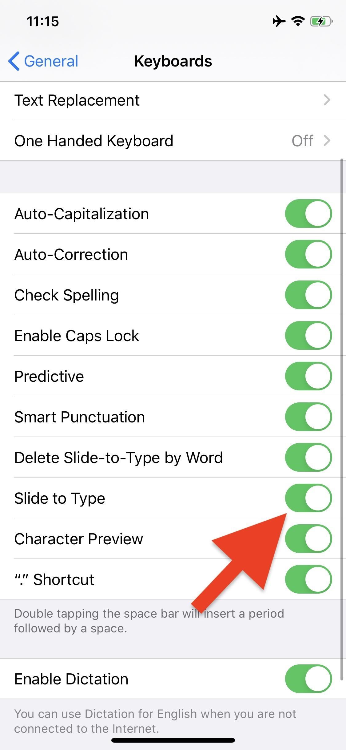 How to Disable Swipe Typing in Apple's iOS 13 Keyboard