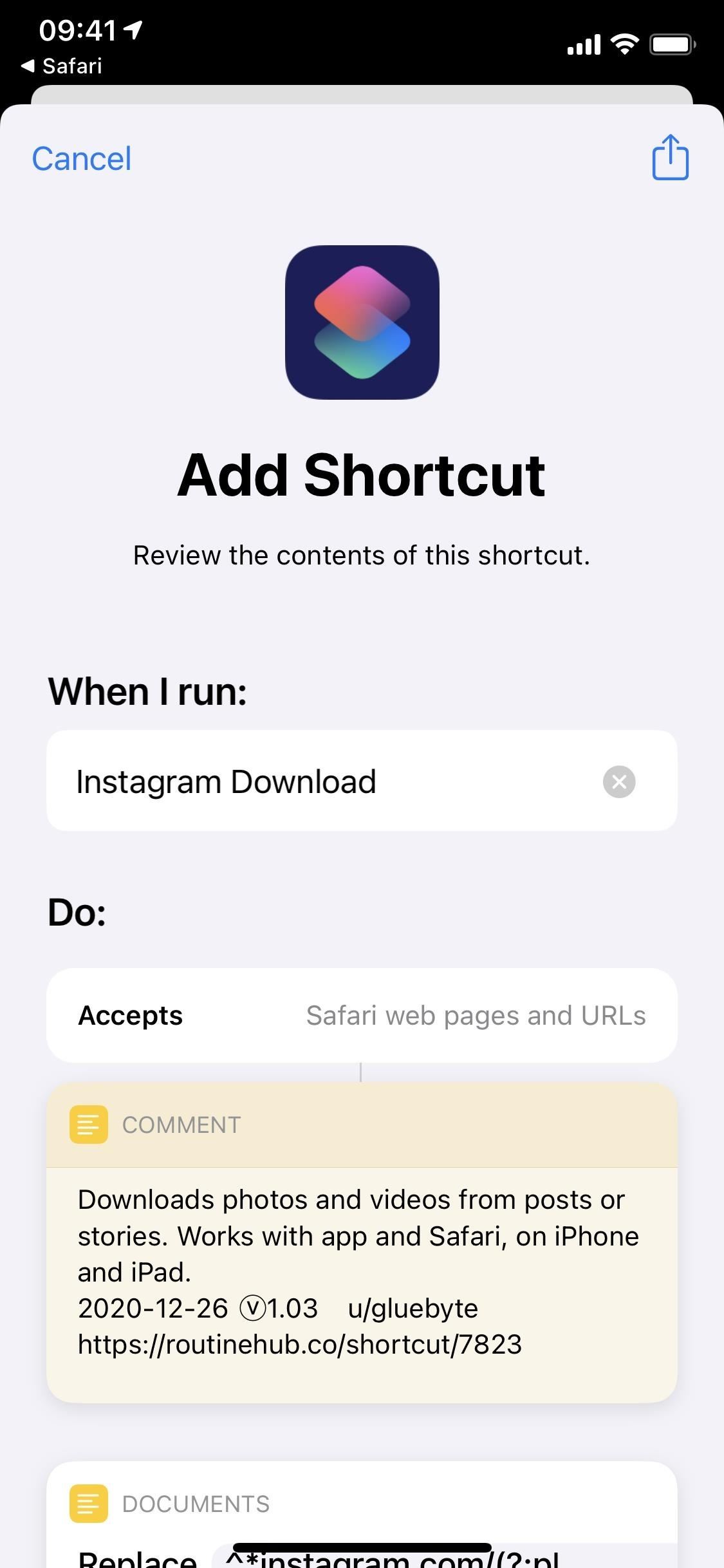 Download Photos & Videos from Instagram Posts & Stories Using This Shortcut for iPhone