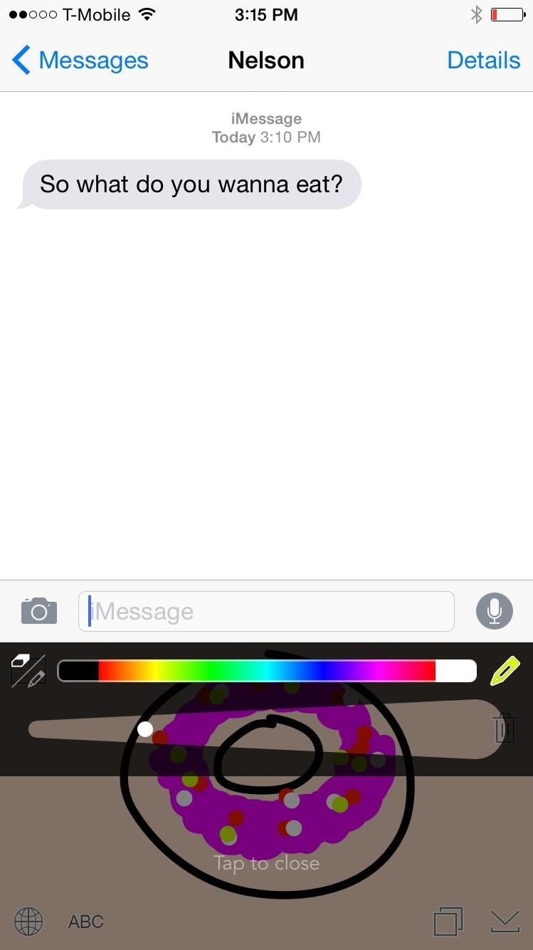 Draw Messages Instead of Typing Them Directly from the Keyboard on Your iPhone