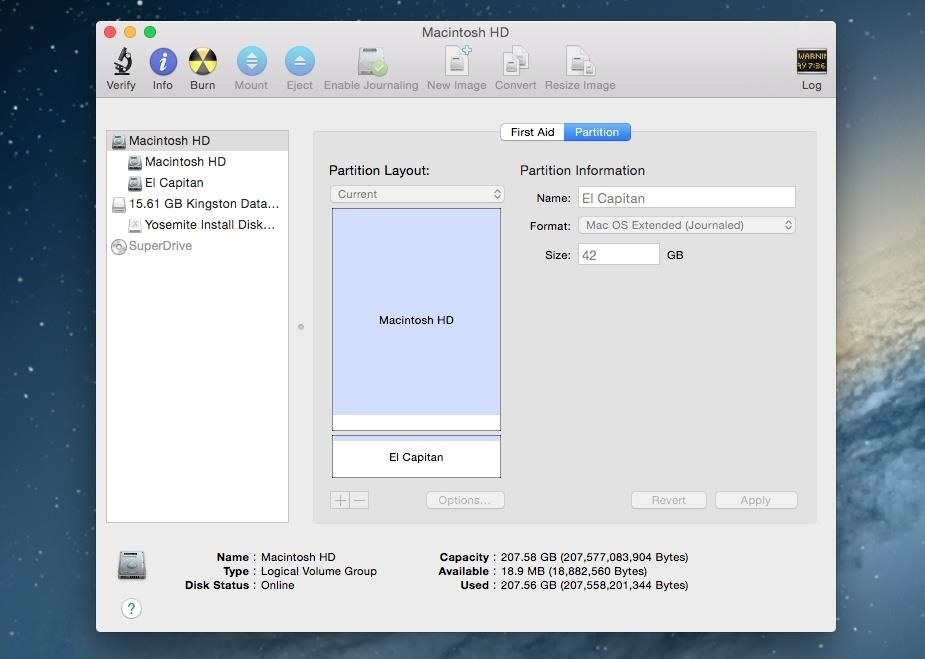 How to Dual Boot Mac OS X 10.11 El Capitan & 10.10 Yosemite