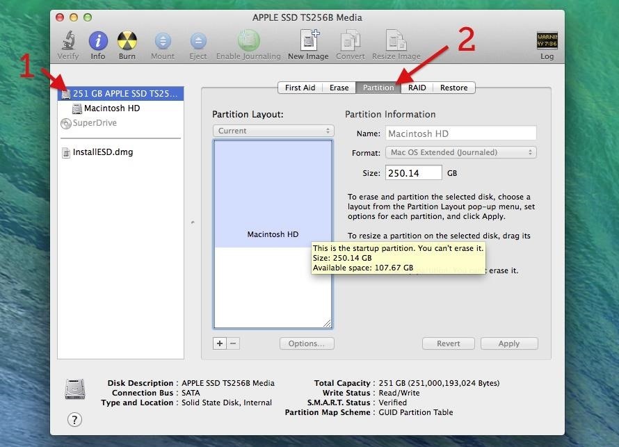 How to Dual Boot Mac OS X Mavericks 10.9 & Yosemite 10.10