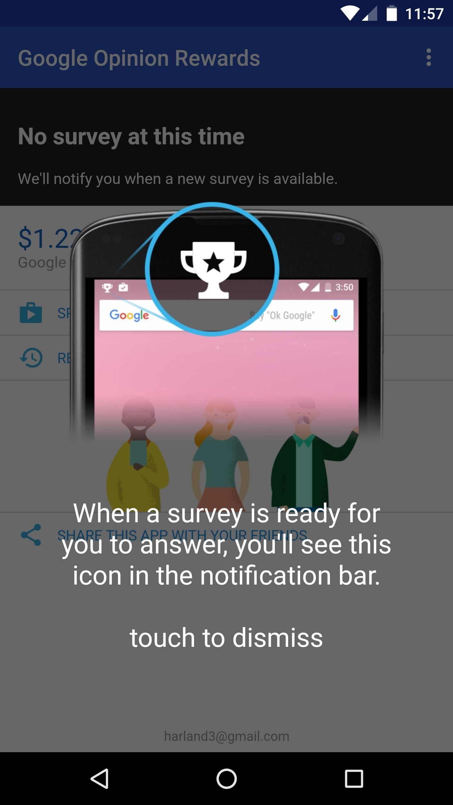 Earn Play Store Credits by Getting Google Opinion Rewards to Give You More Surveys