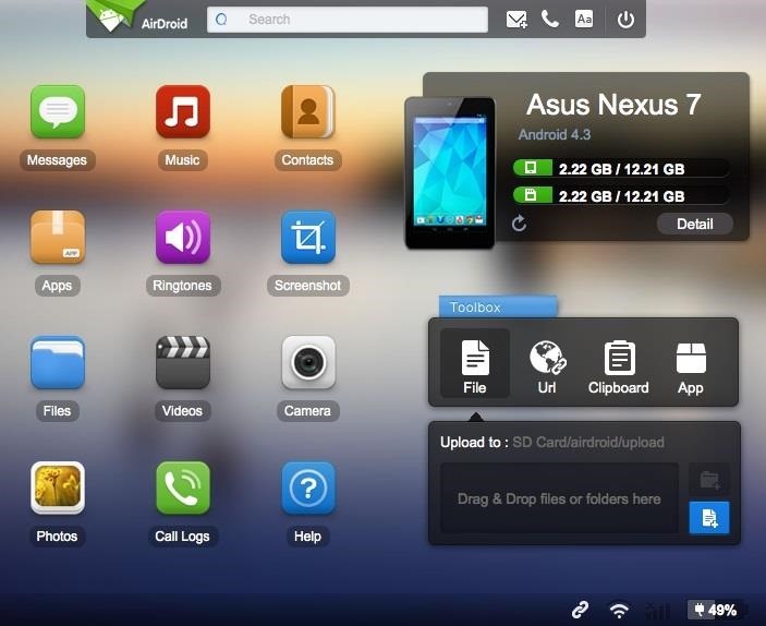 The Easiest Way to Transfer Files Wirelessly from Your Nexus 7 to Your Computer (& Vice Versa)