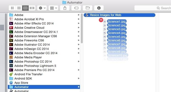 Easily Resize Images for the Web with This Drag & Drop Automator Action