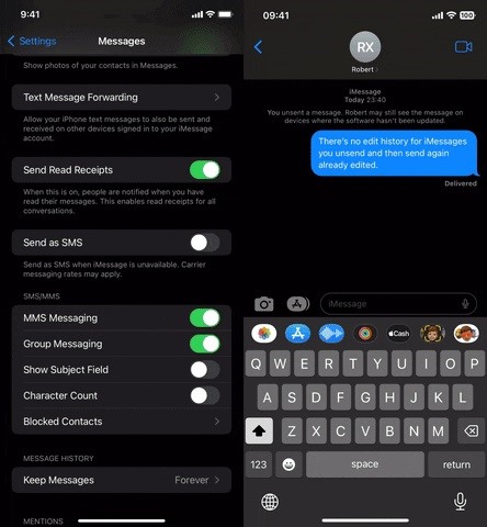 How to Edit iMessages So Nobody Can See the Edit History