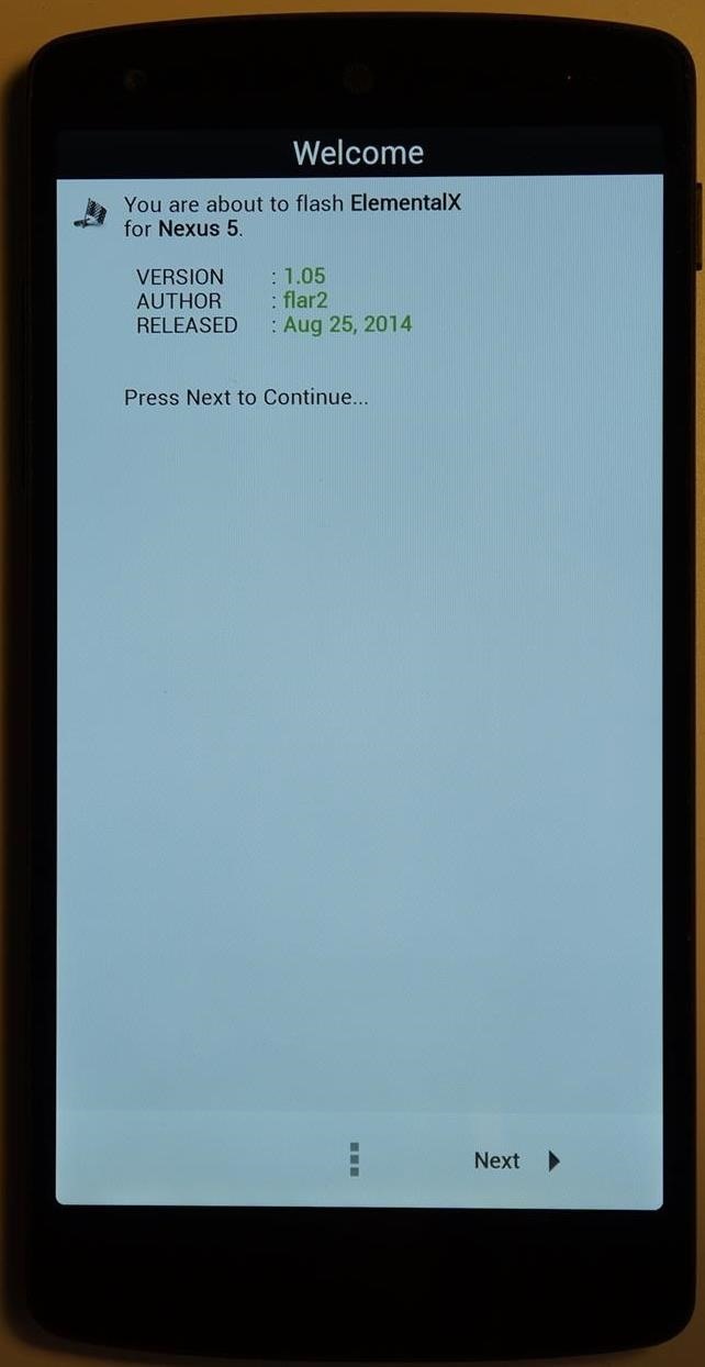 ElementalX: The Only Custom Kernel You Need on Your Nexus 5
