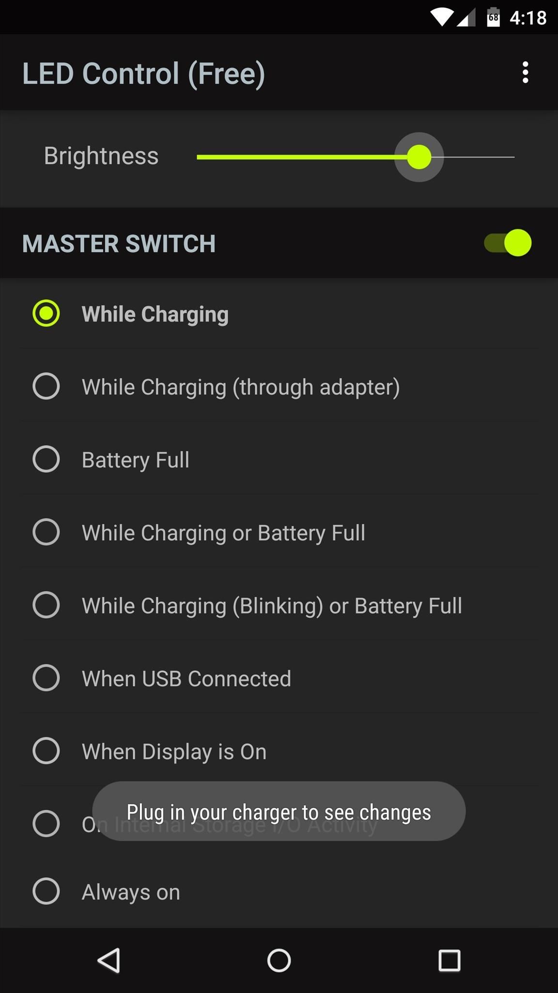 How to Enable the Charging LED on Your Nexus 6