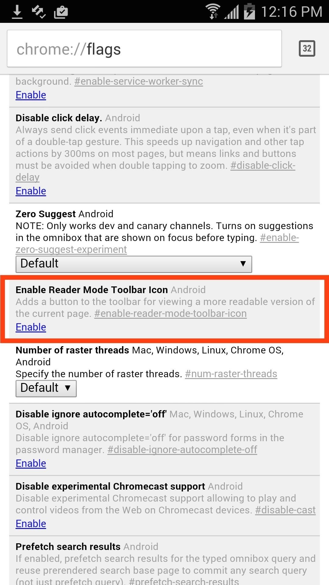 Enable Chrome's Hidden “Reader Mode” on Your Android