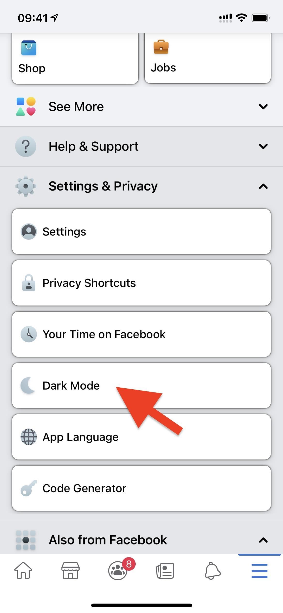 How to Enable Dark Mode in Facebook's iOS & Android Apps