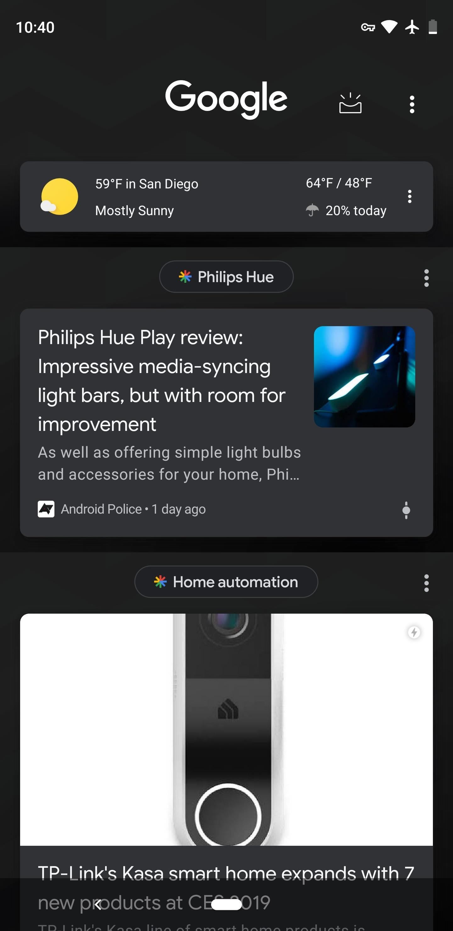 How to Enable Dark Mode in the Google Feed on Android