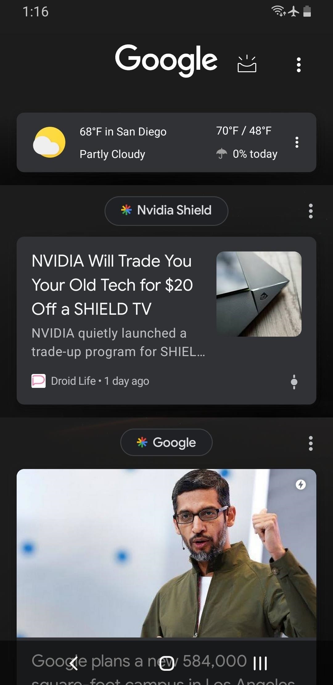 How to Enable Dark Mode in the Google Feed on Android