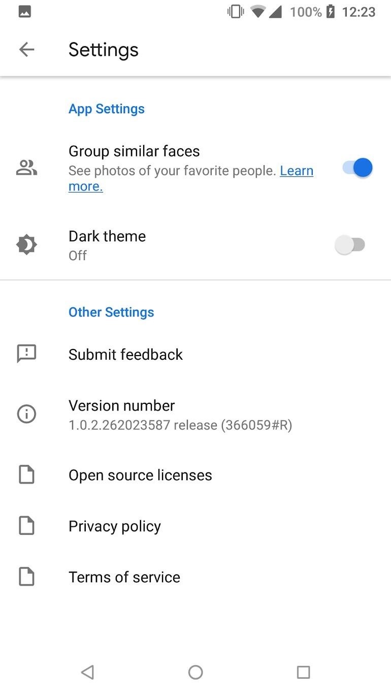 How to Enable Dark Mode in Google's New Gallery Go App