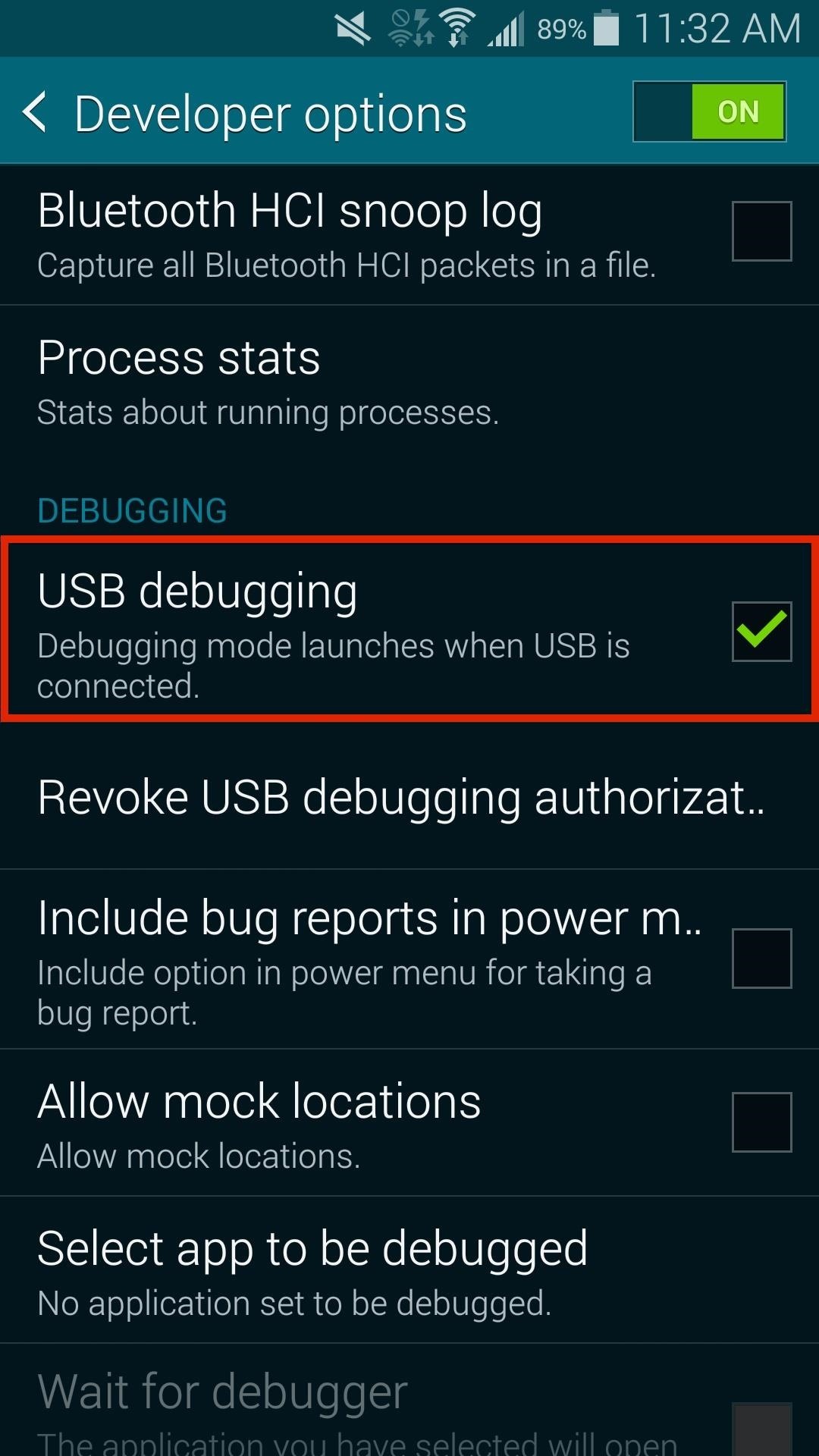 How to Enable Developer Options & USB Debugging on Your Samsung Galaxy S5