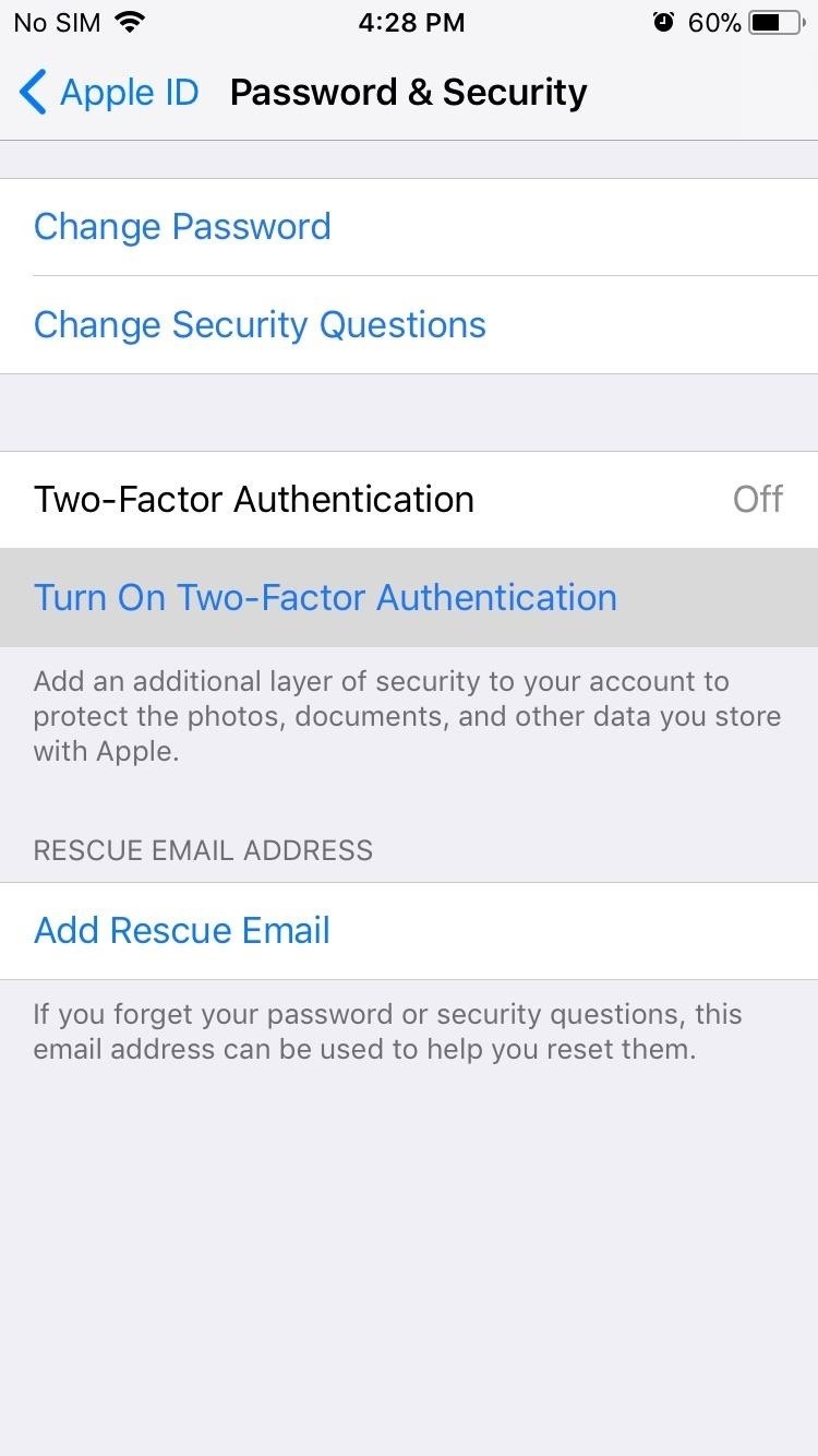 How to Enable or Disable Two-Factor Authentication on Your iPhone