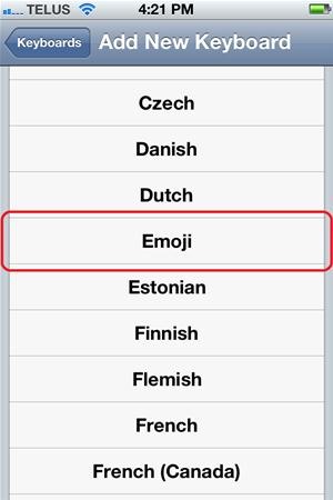 How to Enable Emoticons on Your iPhone (iOS 5+)