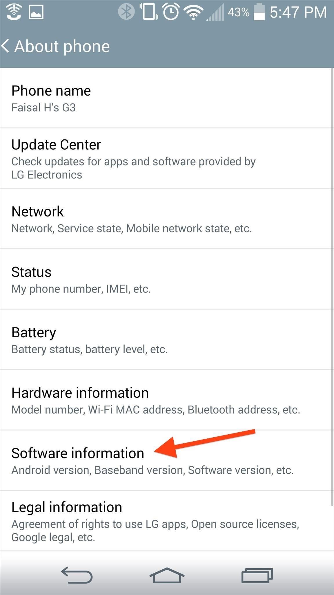 How to Enable the Hidden Developer Options & USB Debugging on the LG G3