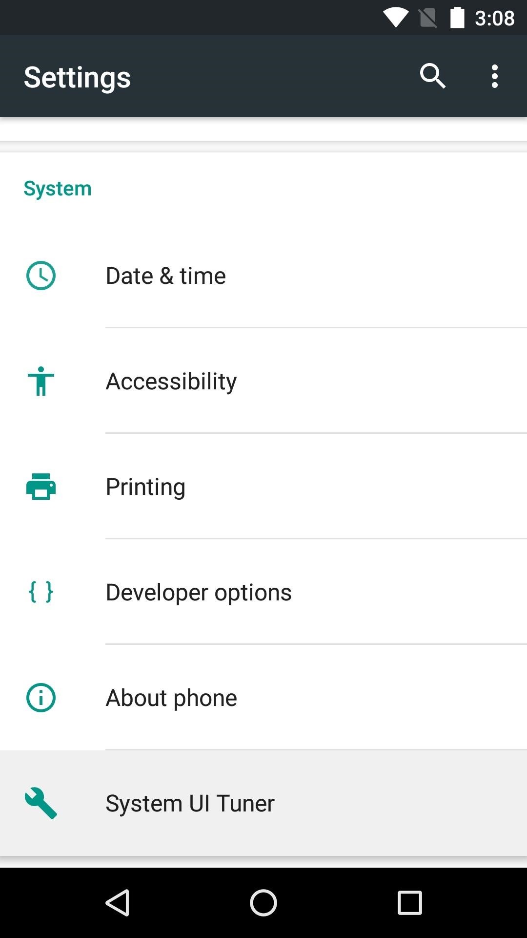 How to Enable the Hidden System UI Tuner Menu in Android Marshmallow