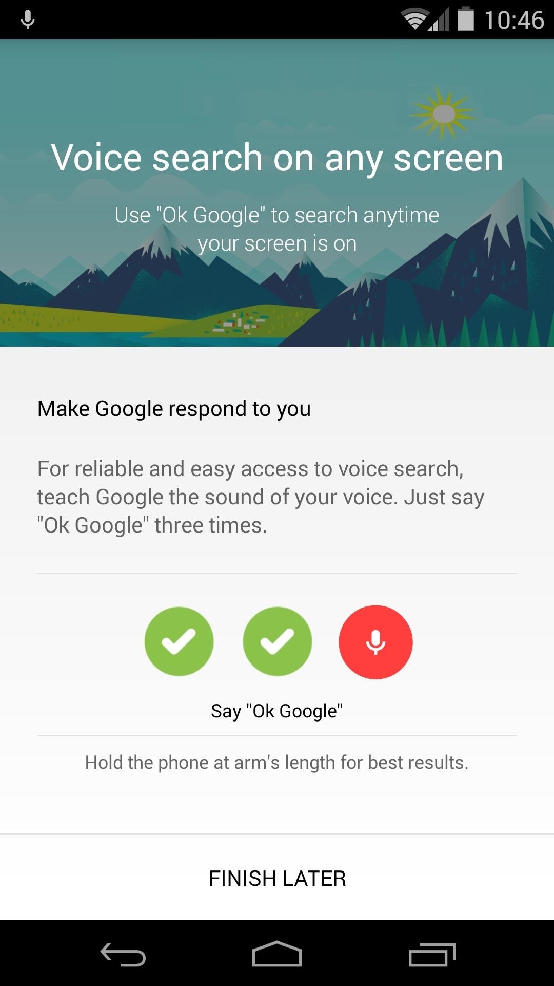 How to Enable "OK, Google" Hotword Detection on Any Screen in Android KitKat