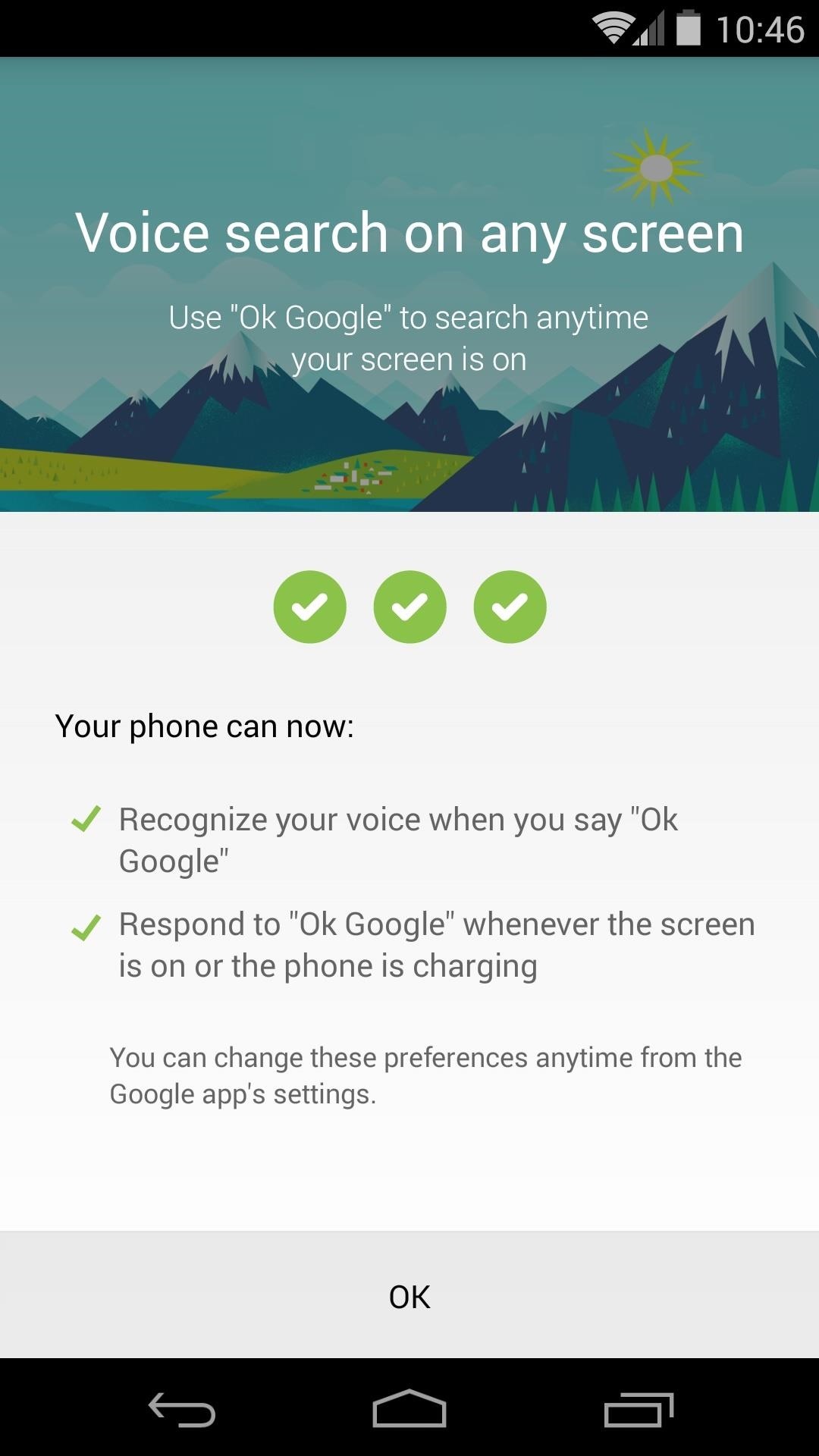 How to Enable "OK, Google" Hotword Detection on Any Screen in Android KitKat