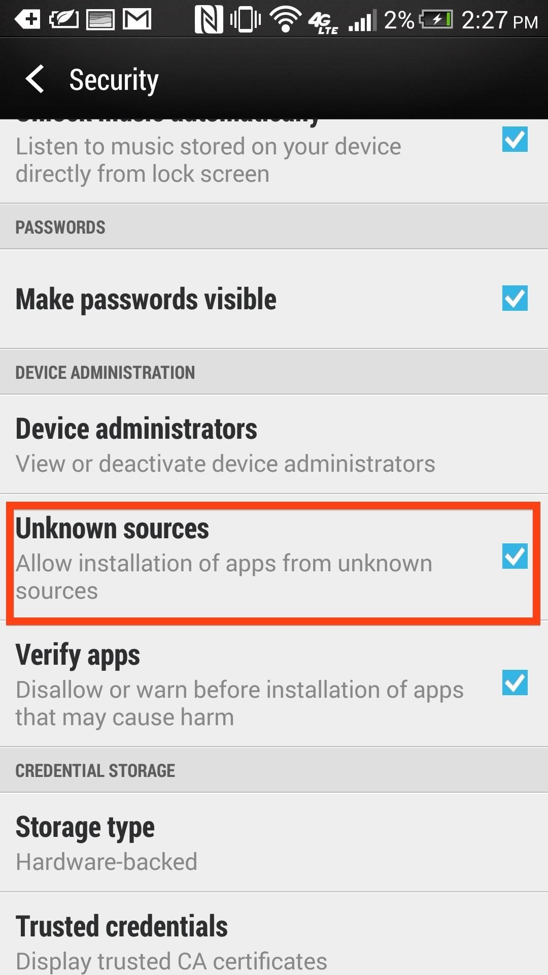 How to Enable Unknown Sources on Your HTC One to Install Apps Not Found on Google Play