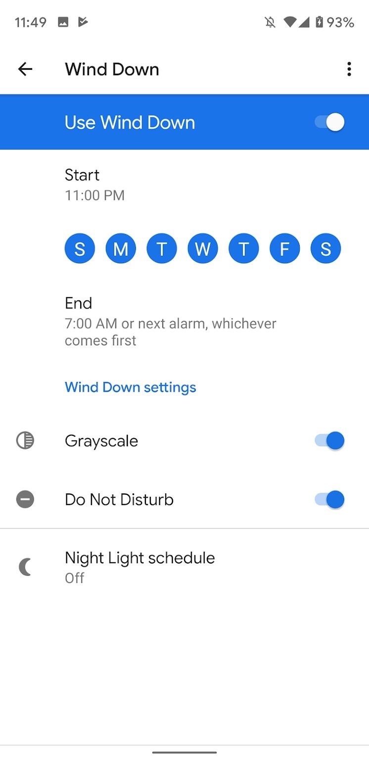 How to Enable Wind Down Mode on Your Google Pixel to Get Better Sleep at Night