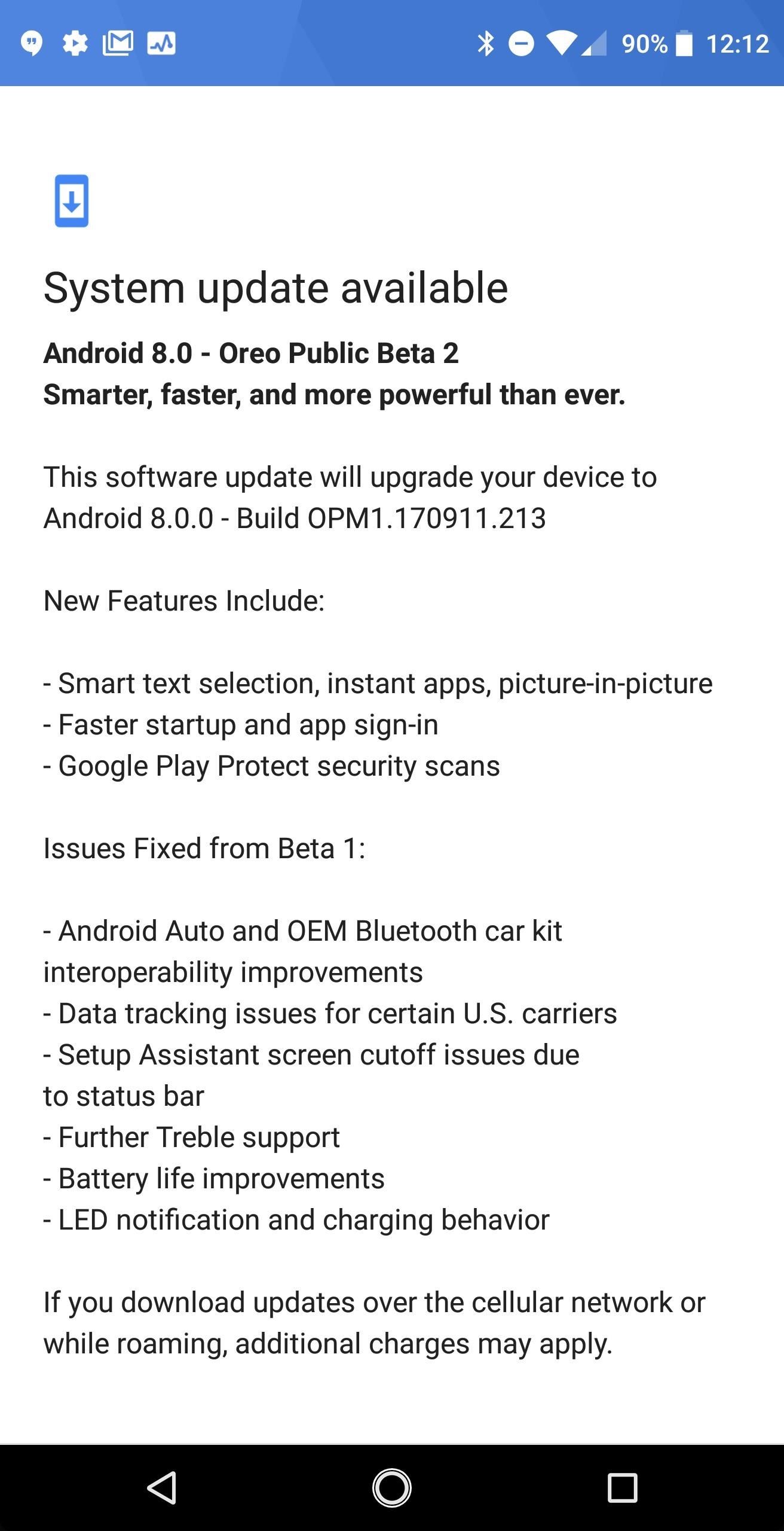 Essential Releases Oreo Beta 2 Update