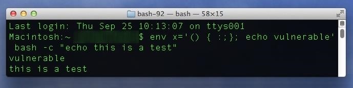 Every Mac Is Vulnerable to the Shellshock Bash Exploit: Here's How to Patch OS X