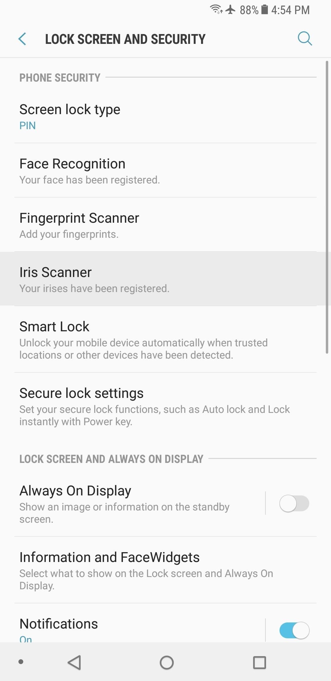 Everything You Need to Disable on Your Galaxy S8 or S8+ for Privacy & Security