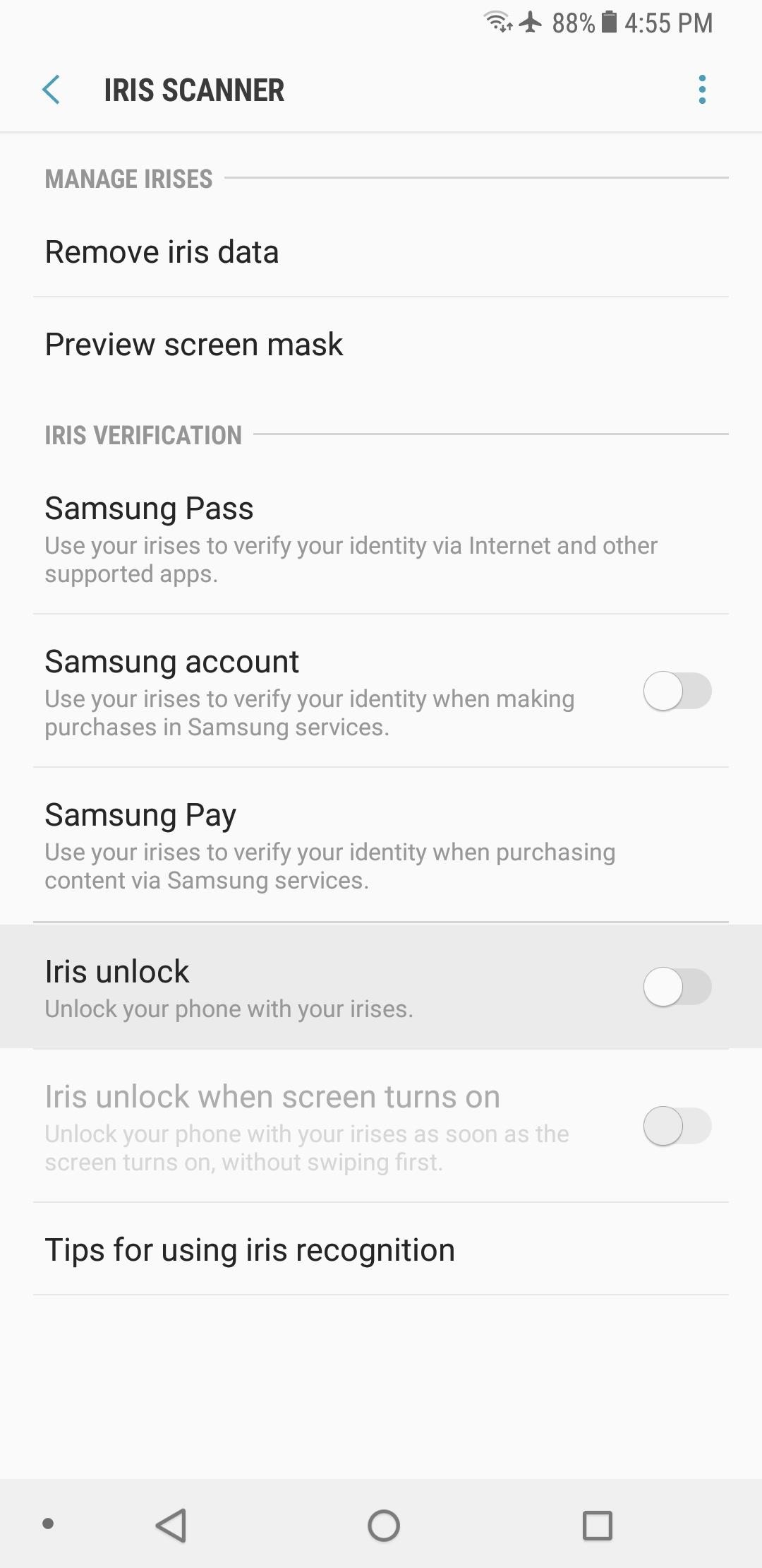 Everything You Need to Disable on Your Galaxy S8 or S8+ for Privacy & Security