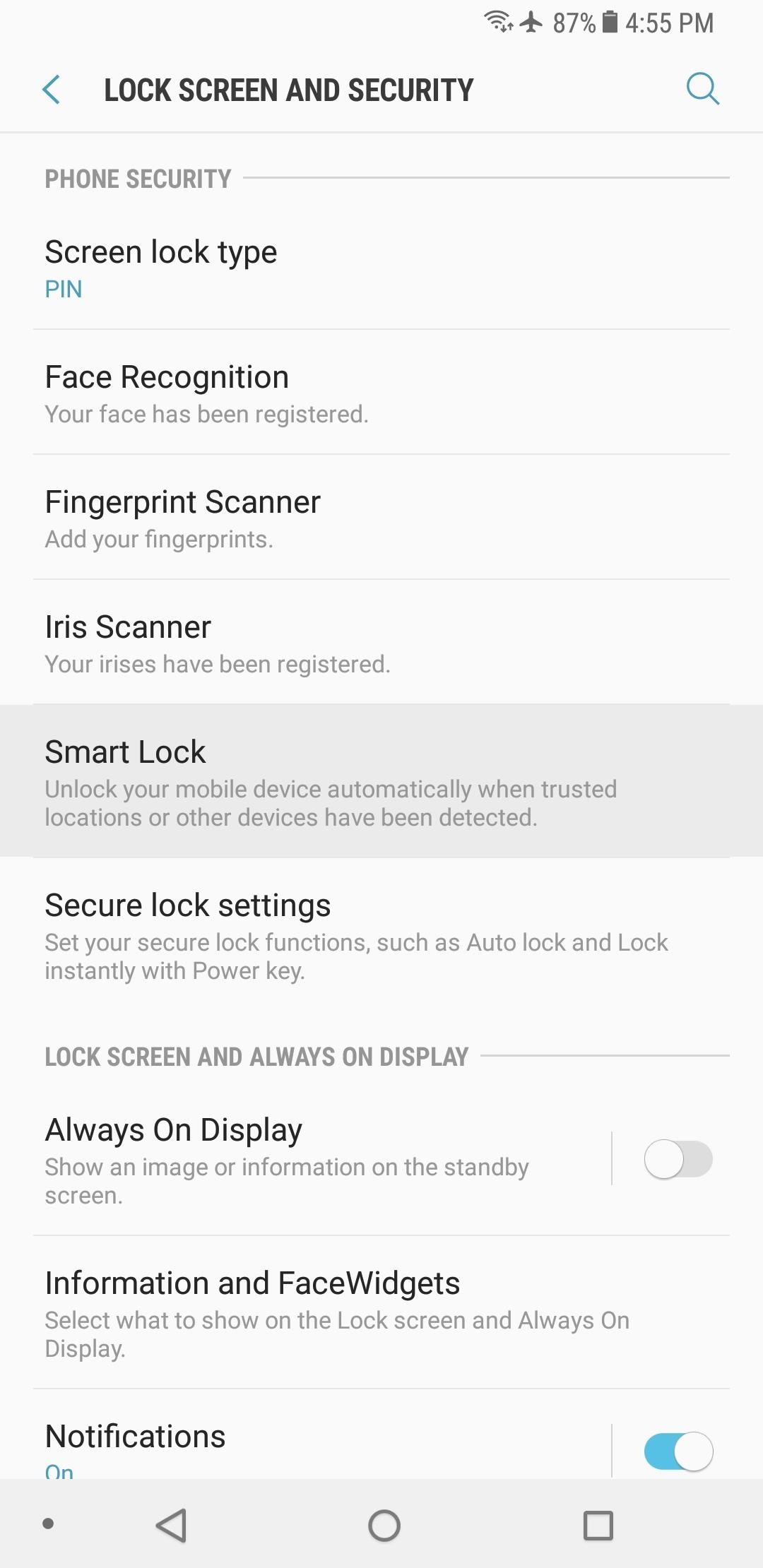 Everything You Need to Disable on Your Galaxy S8 or S8+ for Privacy & Security