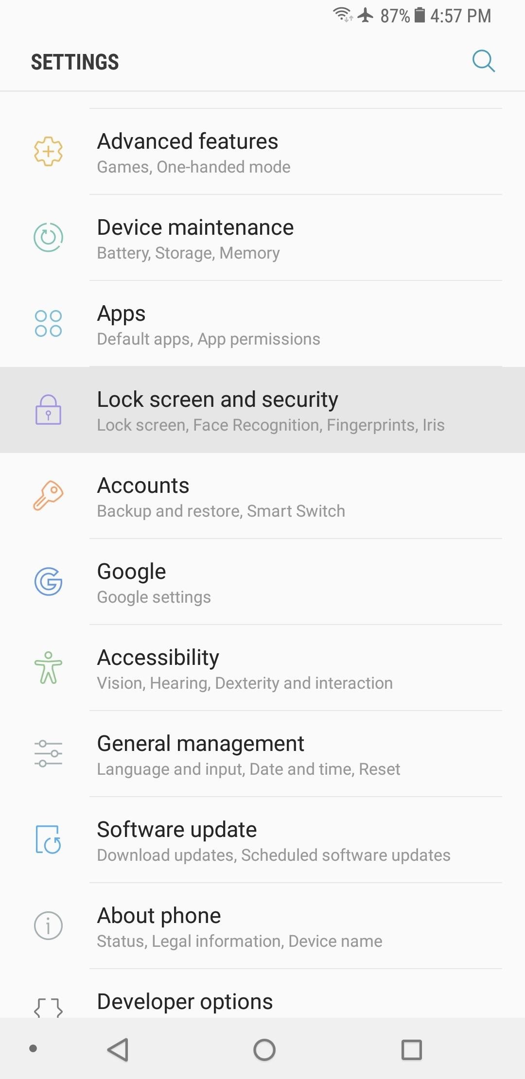 Everything You Need to Disable on Your Galaxy S8 or S8+ for Privacy & Security