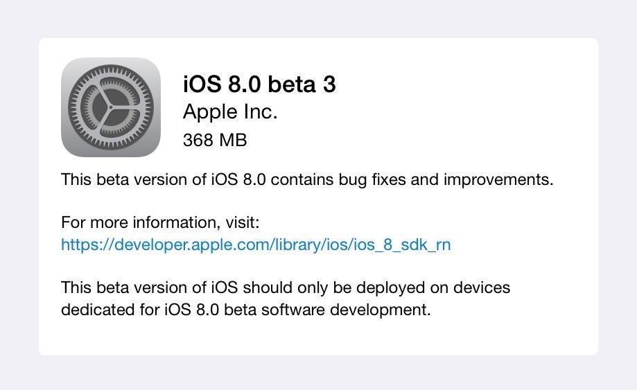 Everything You Need to Know About iOS 8 Beta 3 for iPhone, iPad, & iPod Touch