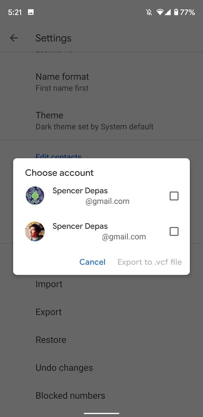 How to Export Your Pixel's Contacts to Use with Other Services