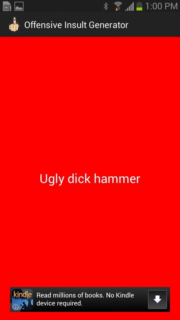 This Extremely Offensive Insult Generator Dishes Out Disses for You on Your Galaxy Note 2