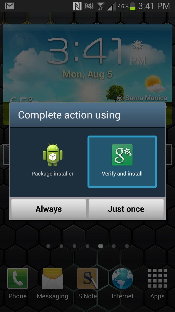 The Fastest Way to Choose Which App Launches Links & Files: Remove the "Just Once" Prompt on Your Galaxy Note 2