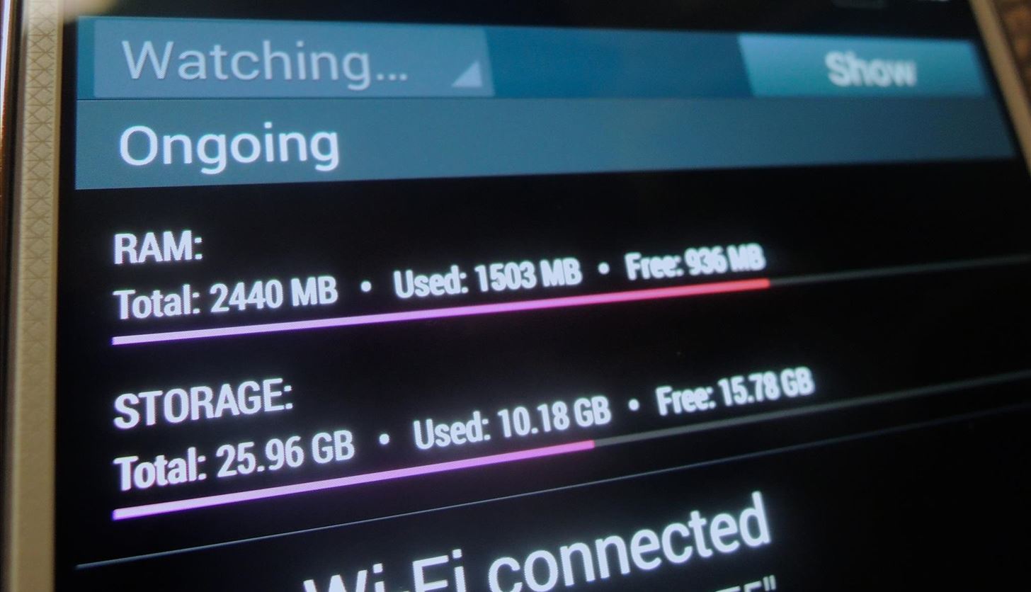 The Fastest Way to Monitor Memory & Storage Usage on Your Samsung Galaxy Note 3